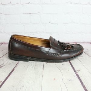 Cole Haan Leather Tassel Fringe Loafers